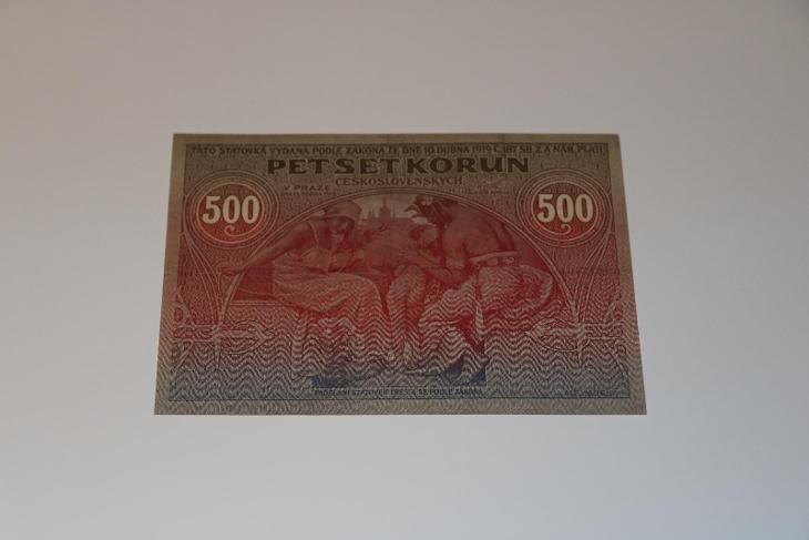 500 korun 1919 originál